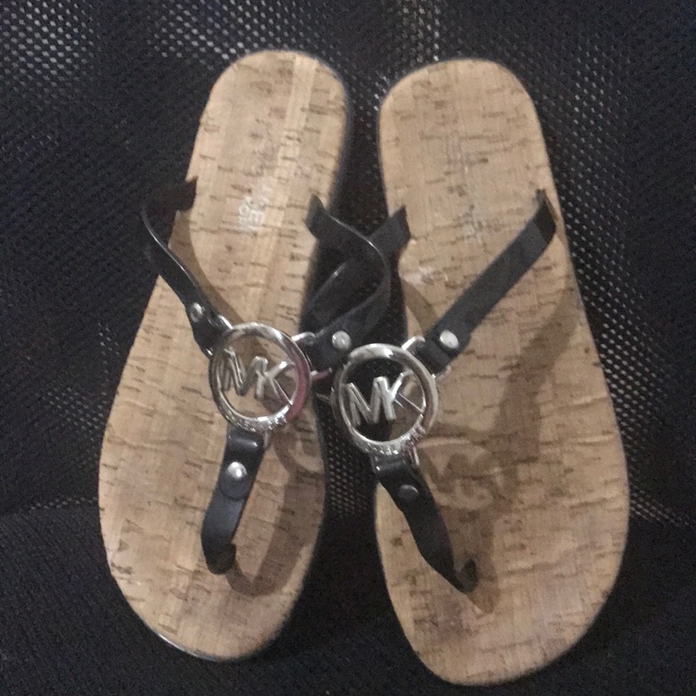 Michael Kors jelly sandal black